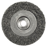 imagen de Weiler 00135 Wheel Brush - 4 in Dia - Crimped Steel Bristle