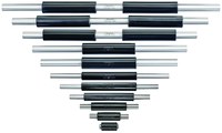 imagen de Starrett Juego de varillas de medición de extremos - longitud de De 1 a 11 pulg.adas en pasos de 1 pulg.ada - diámetro de 1/4 pulg. and 3/8 pulg. - S234G