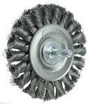 imagen de Weiler 17680 Cepillo de rueda - Anudado - Torsión estándar Acero cerda