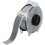 imagen de Brady 113145 Rollo de etiquetas para impresora - 1.125 pulg. x 100 pies - Vinilo - Gris - B-595
