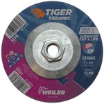 imagen de Weiler Tiger Ceramic Rueda de corte 58308 - Tipo 27 - rueda de centro hundido - 5 pulg. - Cerámico - 60 - S