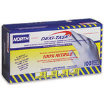 imagen de North Dexi-Task LA049 Azul XL Nitrilo No compatible Guantes resistentes a productos químicos - acabado Liso - Longitud 9 pulg. - north la049/xl
