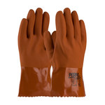 imagen de PIP PermFlex 58-8650 Orange Large Supported Chemical-Resistant Gloves - 10 in Length - Rough Finish - 58-8650/L