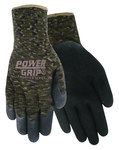 imagen de Red Steer Powergrip A302 Black Large Cotton/Polyester Work Gloves - Rubber Palm Only Coating - A302-L