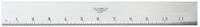 imagen de Starrett Borde recto - longitud de 12 pulg. (300mm) - ancho de 1-13/32 pulg. (36mm) - espesor de 3/64 pulg. - 387-12