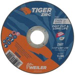 imagen de Weiler Tiger Zirc Cutting Wheel 58000 - 4-1/2 in - Zirconia Alumina - 60 - T