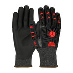 imagen de PIP G-Tek PolyKor X7 16-MP785 Black XL Cut-Resistant Gloves - ANSI A7 Cut Resistance - Neofoam Palm & Fingers Coating - 16-MP785/XL