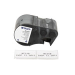 imagen de Brady Defender M5-20-351 Etiquetas destructibles a prueba de manipulaciones - 1 pulg. x 2 pulg. - Vinilo - Negro sobre blanco - B-351