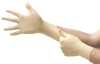 imagen de Ansell TouchNTuff 69-210 Tan Large Powder Free Disposable Gloves - Food Grade - 9 1/2 in Length - Smooth Finish - 4.3 mil Thick - 516706