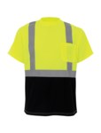 imagen de Global Glove FrogWear GLO-B007 Camisa de alta visibilidad GLO-007B-XL - XL - poliéster Malla Birdseye - Amarillo/negro - ANSI clase 2 - glo-007b xl