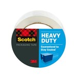 imagen de 3M Scotch 3850 Transparente Cinta de sellado de cajas - 48 mm Anchura x 54.6 yd Longitud - 3.1 mil Espesor - 57611