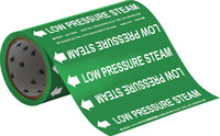 imagen de Brady 109440 Marcador de tubería autoadhesivo - Vinilo - Blanco sobre verde - B-946