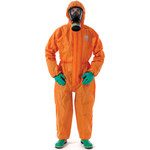 imagen de Ansell Microchem Chemical-Resistant Coverall 5000 OR50-T-92-121-02-G02 - Size Small - Orange - 18115