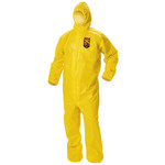 imagen de Ansell Kleenguard Overoles resistentes a productos químicos A71 46771 - tamaño Grande - Polietileno/polipropileno - Amarillo