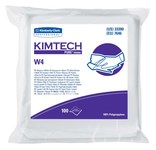 imagen de Kimberly-Clark Kimtech W4 Cleaning Wiper 33390, Polypropylene, - 9 in x 9 in - White
