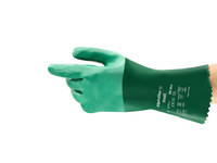imagen de Ansell Scorpio 8-354 Green 9 Chemical-Resistant Glove - 14 in Length - Rough Finish - 212516