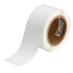 imagen de Brady THT-152-499-3 Rollo de etiquetas troqueladas para impresoras - 0.375 pulg. x 1 pulg. - Nailon - Blanco - B-499
