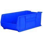 imagen de Akro-mils Akrobin 300 lb Azul Polímero de grado industrial Apilado Contenedor de almacenamiento - longitud 29 7/8 pulg. - Ancho 16 1/2 pulg. - Altura 11 pulg. - Compartimientos 1 - 30293 BLUE