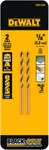 imagen de DEWALT Broca de longitud de trabajo - Punta Dividir 135° - Acabado Negro Y Oro - Longitud Total 2 3/4 pulg. - Acero de alta velocidad - Vástago 3-Planos - DW1108