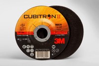 imagen de 3M Cubitron II COW Cutoff Wheel 66535 - Type 27 (Depressed Center) - 4 1/2 in - Ceramic Aluminum Oxide - 36 - Very Coarse