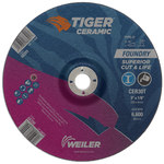 imagen de Weiler Tiger Ceramic Rueda de desbaste con centro hundido 68390 - 9 pulg. - Cerámico - 30 - T