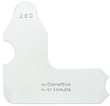 imagen de Starrett Acero Medidor de radio - 167-280