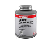 imagen de Loctite LB 8150 Lubricante antiadherente - 1 lb Lata con tapa con cepillo - Anteriormente conocido como Loctite Silver Grade Anti-Seize - 76764, IDH 235005