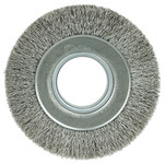 imagen de Weiler 03510 Wheel Brush - 6 in Dia - Crimped Stainless Steel Bristle