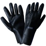 imagen de Global Glove Negro XL PVC Guantes resistentes a productos químicos - acabado Áspero - 816679-01683