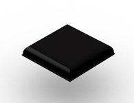 imagen de 3M Bumpon SJ6105 Black Bumper/Spacer Pad - Square Shaped Bumper - 1.28 in Width - 0.25 in Height - 99596