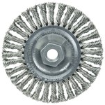 imagen de Weiler Roughneck 13137 Cepillo de rueda - Anudado - Circular trenzado Acero inoxidable cerda