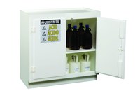 imagen de Justrite Haz-Alert Gabinete de almacenamiento de material peligroso 24015 - 2 1/2 L - Blanco - 13498