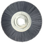 imagen de Weiler Bore-Rx 86134 Wheel Brush - 12 in Dia - Crimped Round Nylon Bristle