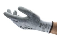 imagen de Ansell HyFlex INTERCEPT™ 11-727 Grey 10 Cut-Resistant Glove - ANSI A2 Cut Resistance - Polyurethane Palm Coating - 11727100