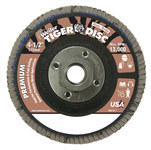 imagen de Weiler Tiger Type 27 Flap Disc 50668 - Aluminum Oxide - 4 1/2 in - 40 - Coarse