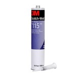 imagen de 3M Scotch-Weld TS115 HGS One-Part Off-White Polyurethane Adhesive - Solid 0.1 gal Cartridge - 25163