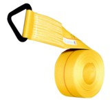 imagen de Lift-All Load Hugger Polyester Triangle Winch Straps 61205X5 - 4 in x 5 ft - Yellow