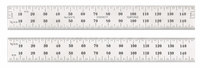 imagen de Starrett Acero templado para muelles Regla de acero - longitud de 150mm - ancho de 19mm - espesor de 1.2mm - C637E-150