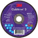imagen de 3M Cubitron 3 Cut and Grind Wheel 90013 - Type 27 (Depressed Center) - 4 in - Precision Shaped Ceramic Aluminum Oxide - 36+