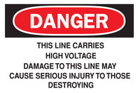 imagen de Brady B-401 Poliestireno Rectángulo Cartel de seguridad eléctrica Blanco - 10 pulg. Ancho x 7 pulg. Altura - 25560