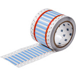 imagen de Brady Permasleeve 2HX-187-2-BL-S Funda de impresora troquelada - 1.969 pulg. x 0.331 pulg. - Azul - B-7642