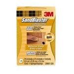 imagen de 3M SandBlaster 23283 Esponja de lijado - 2 1/2 pulg. x 3 3/4 pulg. - 320 - Muy fino - Óxido de aluminio