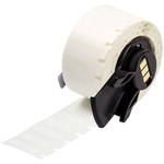 imagen de Brady CleanLift M6-16-498 Etiquetas reposicionables para impresora - 0.375 pulg. x 1 pulg. - Vinilo - Blanco - B-498