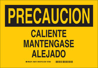 imagen de Brady B-555 Aluminio Rectángulo Cartel de seguridad del equipo Amarillo - 10 pulg. Ancho x 7 pulg. Altura - Idioma Español - 38375
