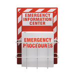imagen de Brady Centro de información de emergencia - 14 pulg. Ancho x 20 pulg. Altura - IC326E