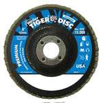 imagen de Weiler Tiger Type 29 Flap Disc 50596 - Zirconium - 4 in - 120 - Fine