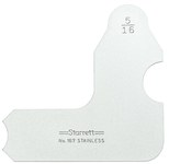 imagen de Starrett Acero Medidor de radio - 167-5/16