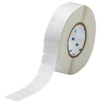 imagen de Brady THT-63-427-3.5 Rollo de etiquetas troqueladas para impresoras - 0.8 pulg. x 1.437 pulg. - Vinilo - Transparente/Blanco - B-427
