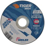imagen de Weiler Tiger Inox Cutting Wheel 58100 - 4-1/2 in - INOX - 60 - S