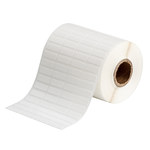 imagen de Brady THT-1-498-5-SC Rollo de etiquetas troqueladas para impresoras - 0.75 pulg. x 0.25 pulg. - Vinilo - Blanco - B-498